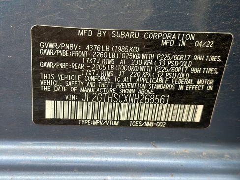 Used 2022 Subaru Crosstrek 2.5i Sport w/ Moonroof Package image 13