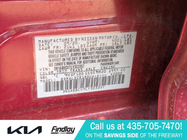 Used 2020 Nissan Sentra SV w/ SV Premium Package FWD image 34