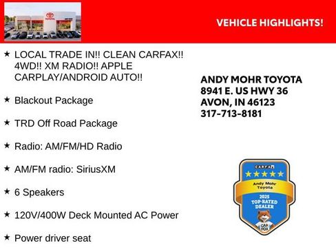 Used 2020 Toyota Tacoma TRD Off-Road w/ Blackout Package image 2