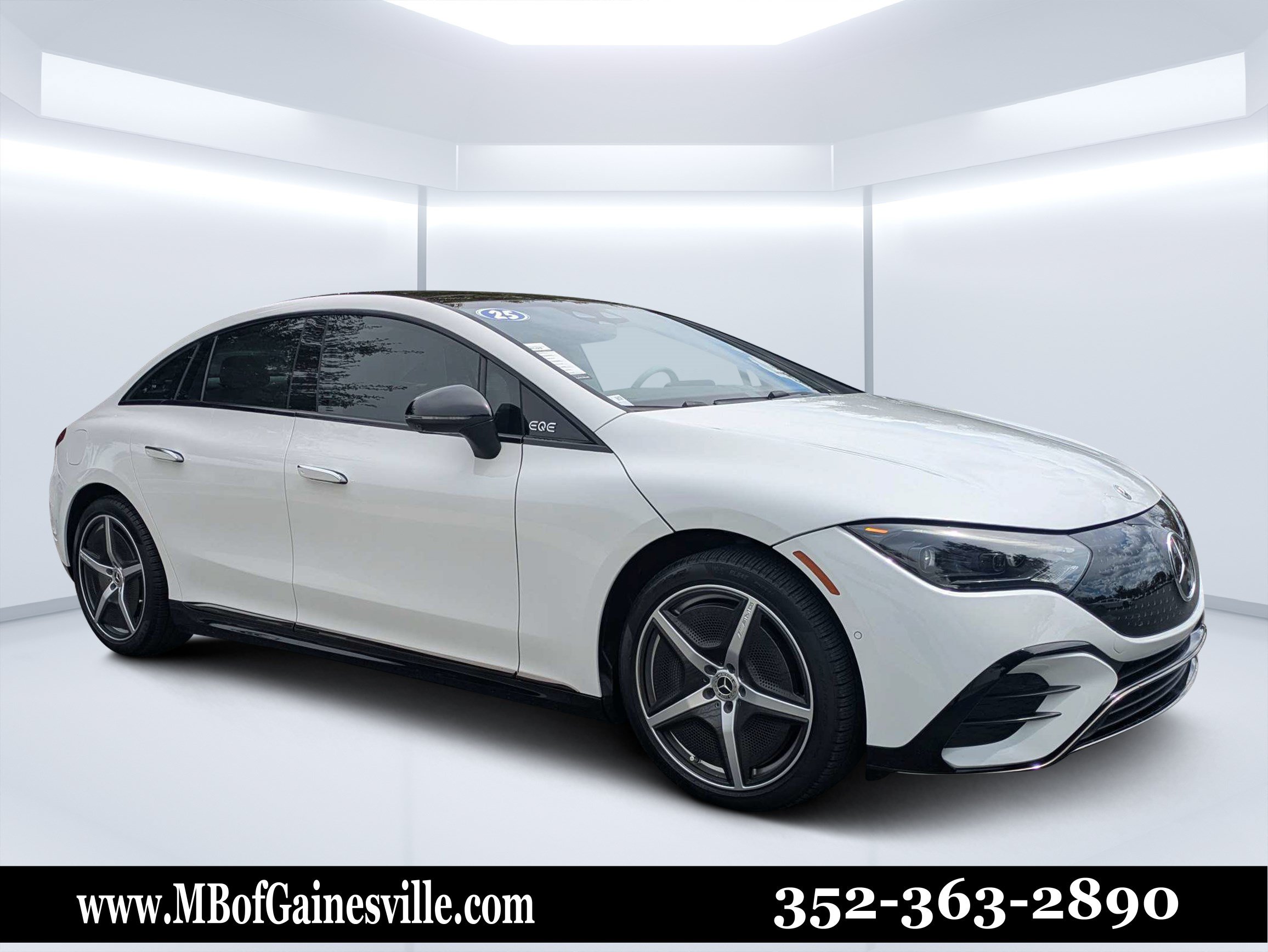 Certified 2025 Mercedes-Benz EQE 350+ 4MATIC Sedan w/ AMG Line Exterior Package image 1