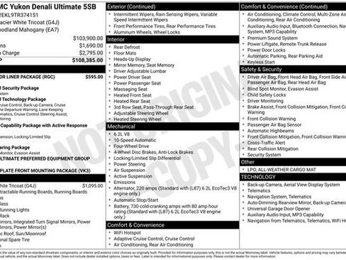 New 2026 GMC Yukon Denali Ultimate w/ LPO, Floor Liner Package AWD/4WD image 27