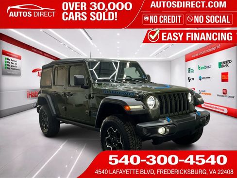 Used 2023 Jeep Wrangler Unlimited Rubicon 4xe w/ Cold Weather Group AWD/4WD image 1