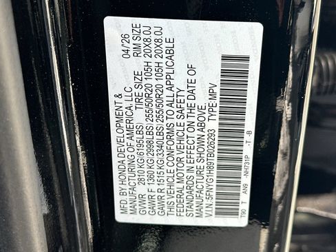 New 2026 Honda Pilot Elite image 31