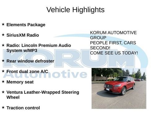 Certified 2022 Lincoln Corsair AWD w/ Premium Package image 8