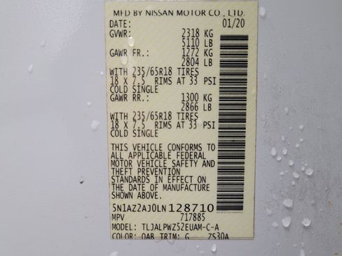 Used 2020 Nissan Murano S w/ Technology Package image 33