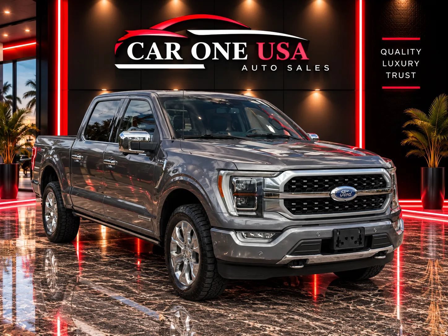 Used 2021 Ford F150 Platinum w/ Equipment Group 701A High AWD/4WD image 1