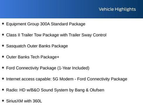 New 2026 Ford Bronco Sport Outer Banks w/ Sasquatch Outer Banks Package AWD/4WD image 3