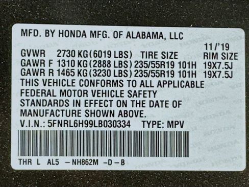 Used 2020 Honda Odyssey Elite image 41