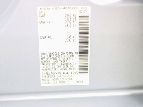 Used 2023 Nissan Altima 2.5 SL image 33