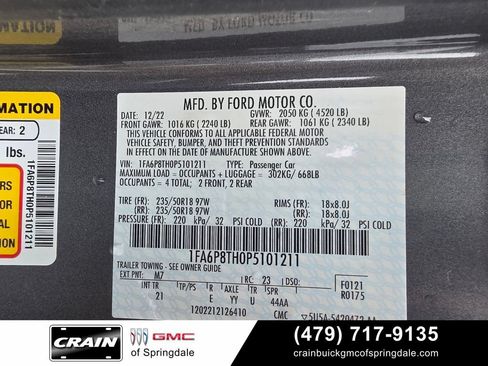 Used 2023 Ford Mustang Coupe w/ Equipment Group 101A RWD image 30