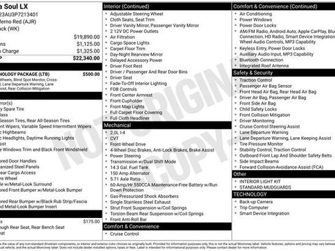 Used 2023 Kia Soul LX w/ LX Technology Package FWD image 40