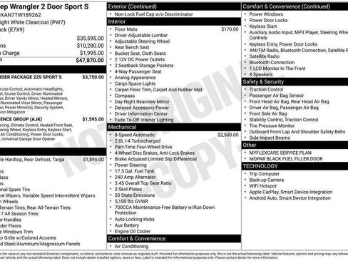 New 2026 Jeep Wrangler Sport AWD/4WD image 8