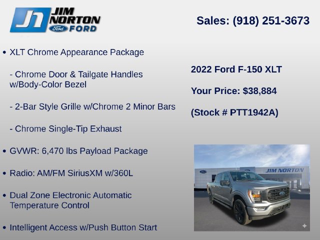 Used 2022 Ford F150 XLT w/ Equipment Group 302A High AWD/4WD image 17