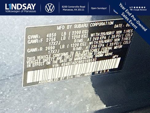 Used 2024 Subaru Outback Premium image 26