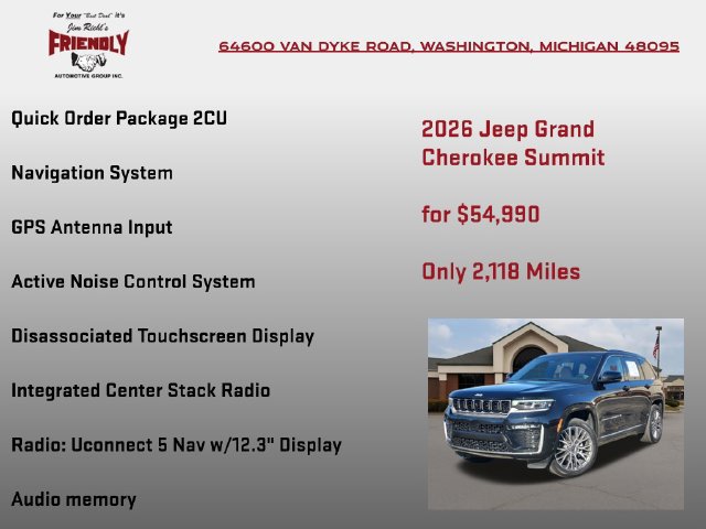 Used 2026 Jeep Grand Cherokee Summit AWD/4WD image 5