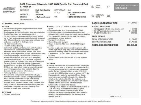 Used 2022 Chevrolet Silverado 1500 LT AWD/4WD image 33