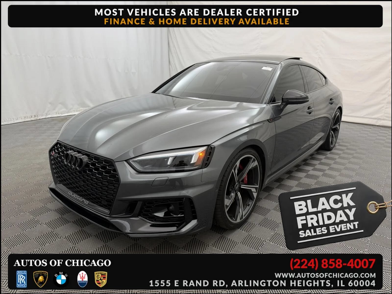 Used 2019 Audi RS 5 Sportback w/ RS Driver Assistance Package AWD/4WD image 1