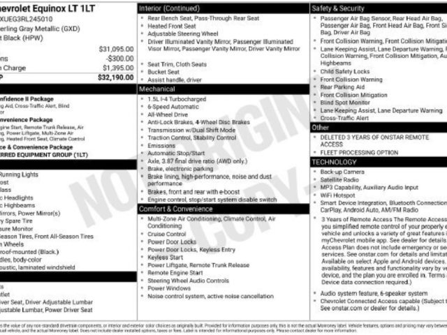 Used 2024 Chevrolet Equinox LT AWD/4WD image 39