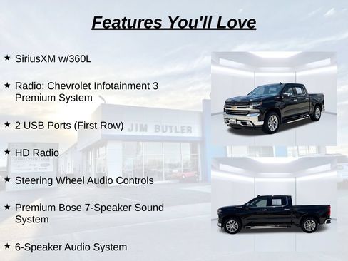 Used 2020 Chevrolet Silverado 1500 LTZ w/ LTZ Premium Package AWD/4WD image 31