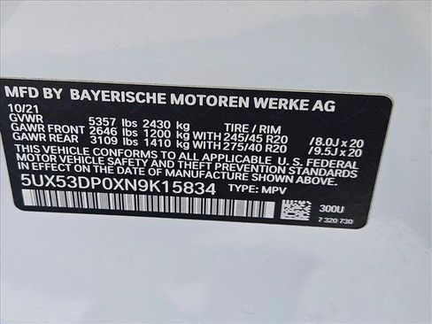 Used 2022 BMW X3 xDrive30i w/ M Sport Package AWD/4WD image 26