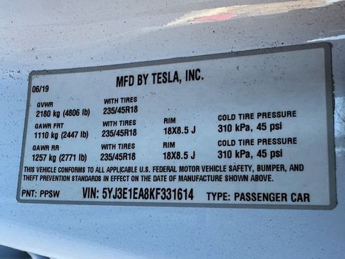 Used 2019 Tesla Model 3 Long Range image 39