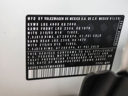 New 2026 Volkswagen Taos SE image 89