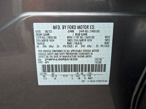 Certified 2024 Ford Edge SEL w/ Convenience Package AWD/4WD image 25