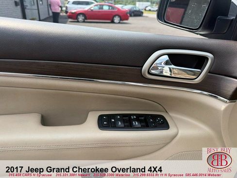 Used 2017 Jeep Grand Cherokee Overland w/ Jeep Active Safety Group AWD/4WD image 16