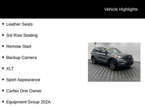 Used 2023 Ford Explorer XLT w/ Equipment Group 202A image 6