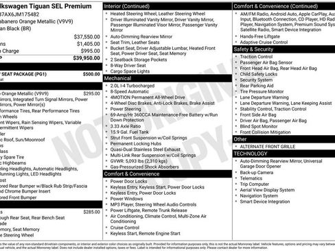 Used 2018 Volkswagen Tiguan SEL Premium w/ 3rd Row Seat Package image 42