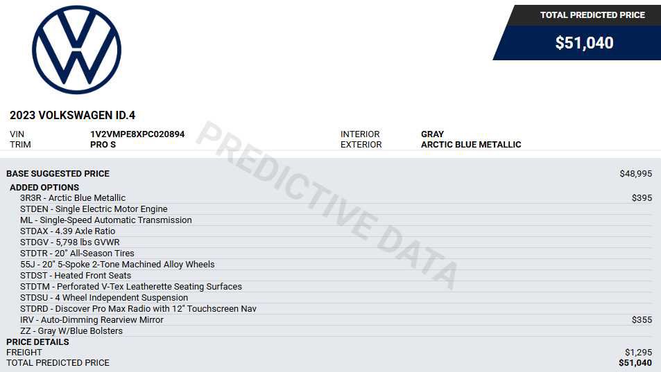 Used 2023 Volkswagen ID.4 Pro S RWD image 2
