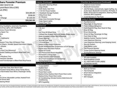 Used 2025 Subaru Forester Premium AWD/4WD image 6