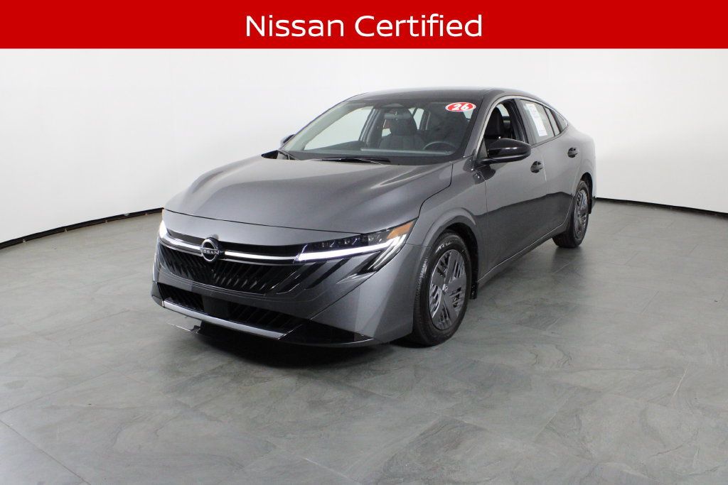 Certified 2026 Nissan Sentra S w/ Floor Mat Package FWD image 2