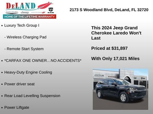 Used 2024 Jeep Grand Cherokee Laredo w/ Luxury Tech Group I image 19