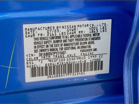 Used 2023 Nissan Sentra SR w/ Electronics Package FWD image 28
