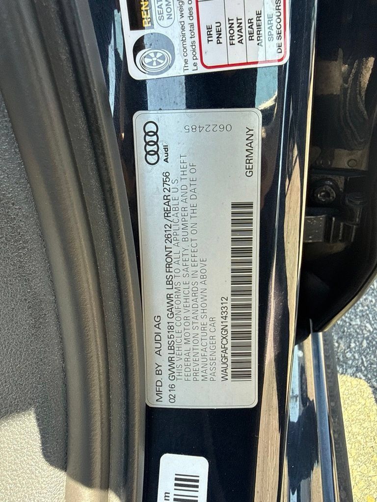 Used 2016 Audi A6 2.0T Premium Plus w/ Premium Plus Package AWD/4WD image 34