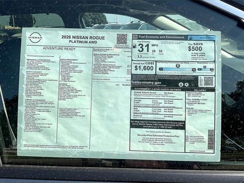 New 2026 Nissan Rogue Platinum w/ Platinum Premium Package image 13
