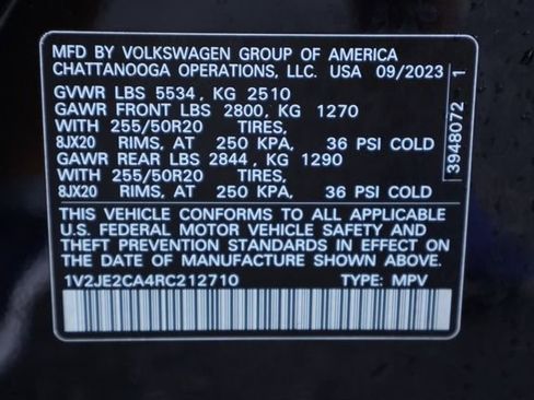 Certified 2024 Volkswagen Atlas Cross Sport SE w/ Panoramic Sunroof Package image 26