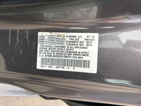Used 2015 Honda Odyssey Touring Elite image 19