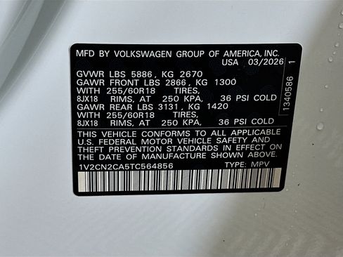 New 2026 Volkswagen Atlas Peak Edition AWD/4WD image 32