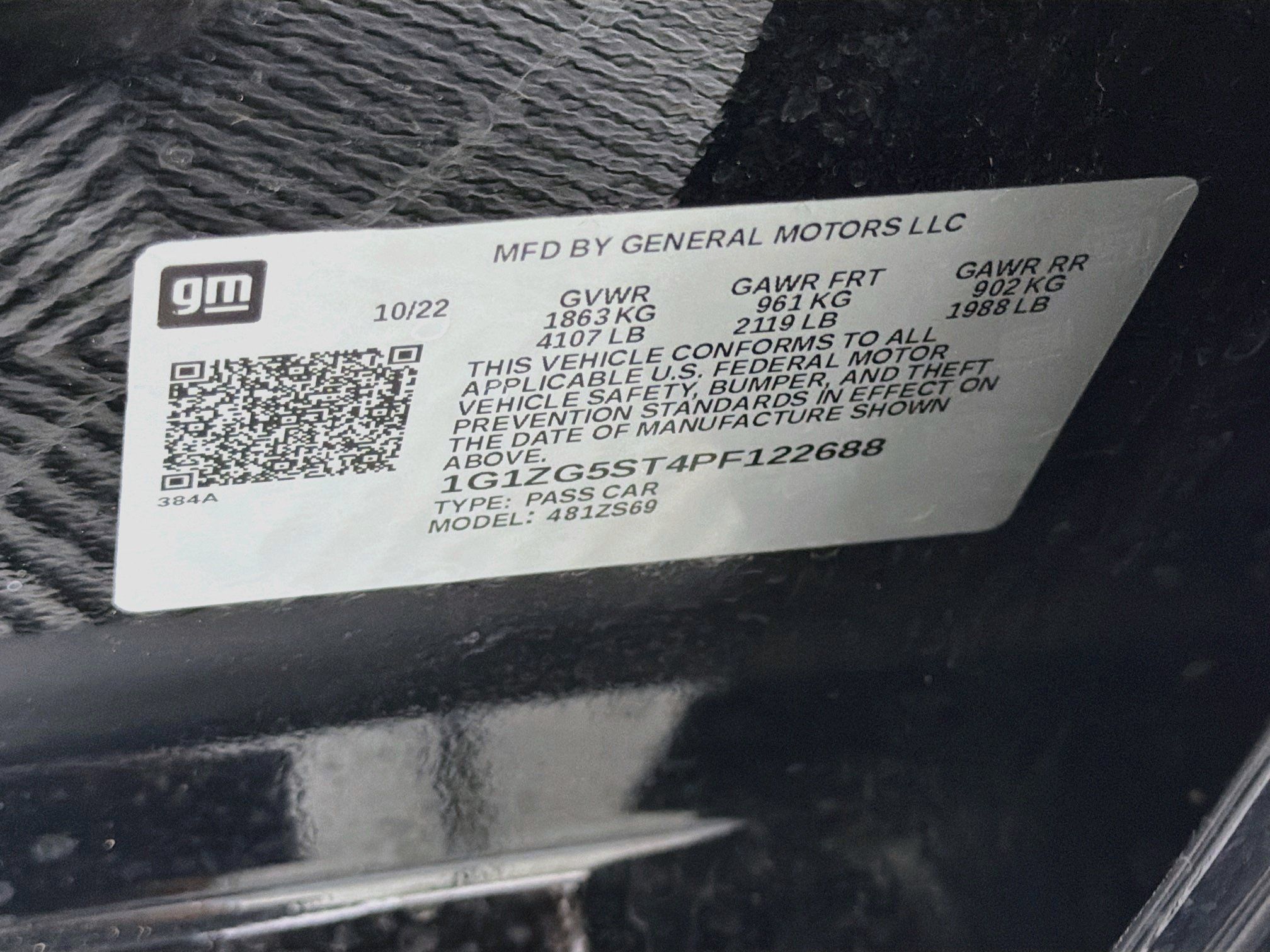 Used 2023 Chevrolet Malibu RS w/ LPO, Floor Liner Package FWD image 12