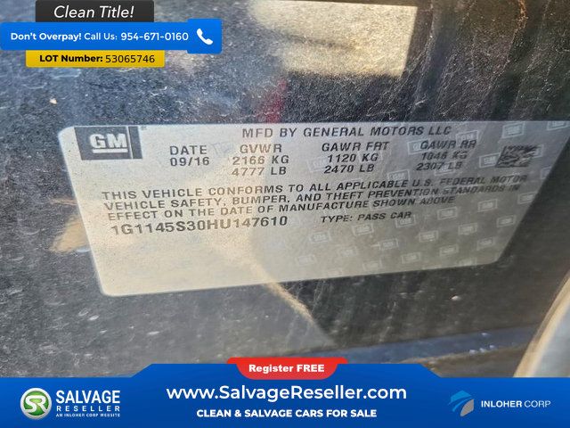 Used 2017 Chevrolet Impala Premier FWD image 16