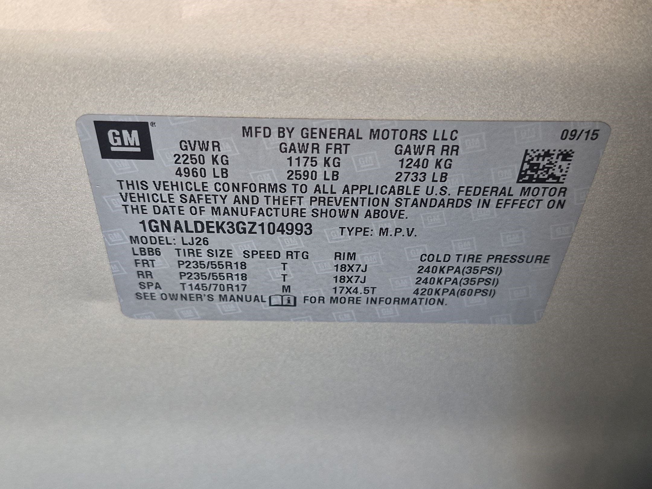 Used 2016 Chevrolet Equinox LTZ w/ Enhanced Convenience Package FWD image 34