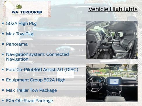 Used 2022 Ford F150 Lariat w/ Equipment Group 502A High AWD/4WD image 20