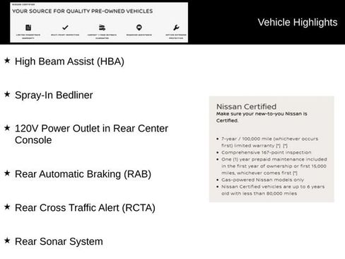 Certified 2024 Nissan Frontier S w/ Technology Package AWD/4WD image 13