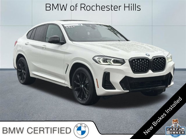 Certified 2024 BMW X4 xDrive30i w/ Premium Package AWD/4WD image 1