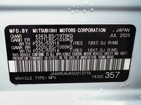 New 2025 Mitsubishi Outlander Sport LE AWD/4WD image 14