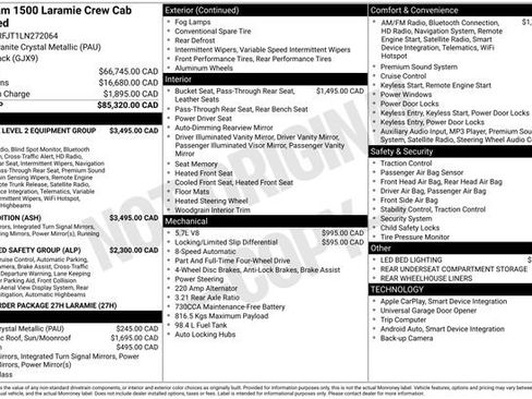 Used 2020 RAM 1500 Laramie w/ Night Edition image 35