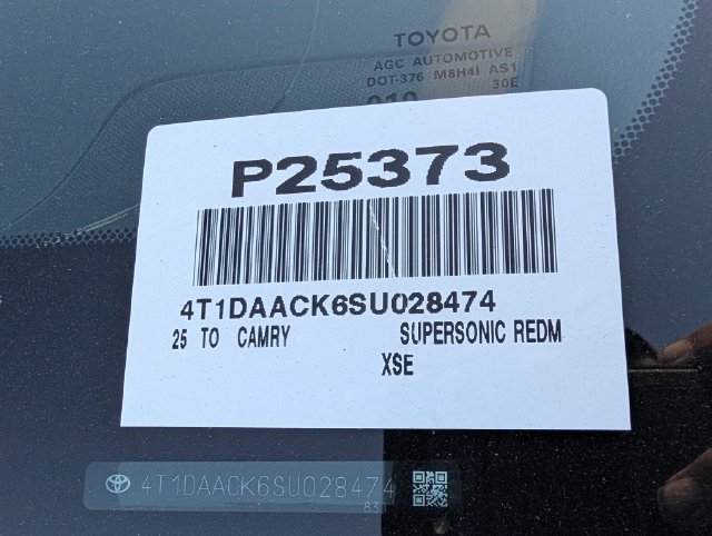 Certified 2025 Toyota Camry XSE FWD image 36
