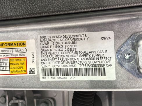 Certified 2024 Honda Accord Touring image 20